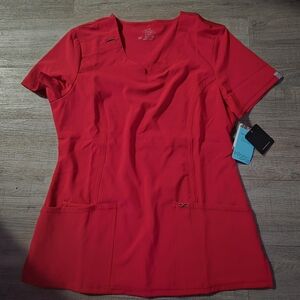 NFINITY Women's Scarlet Short Sleeve Scrub Top
